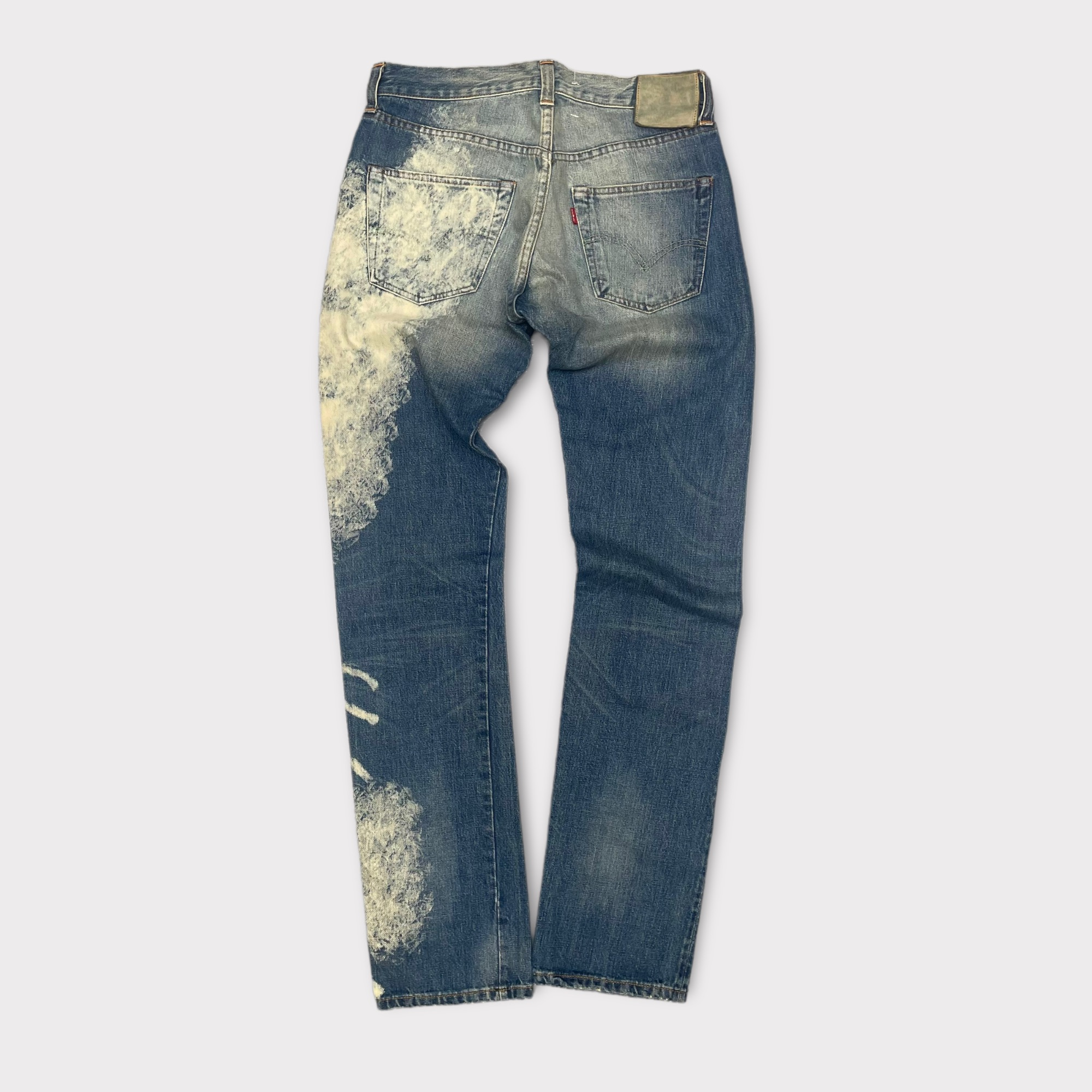 big E levi’s jeans vintage stained