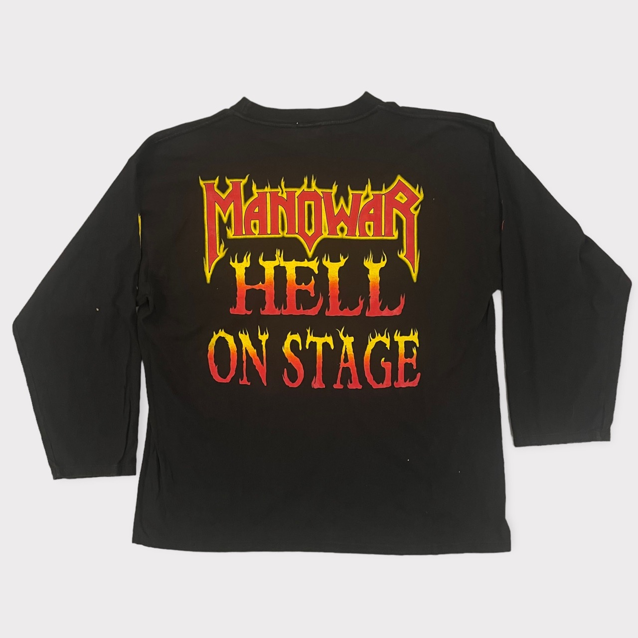 MANOWAR HELL ON STAGE TOUR LONSLEEVE T-SHIRT